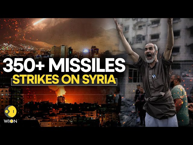 ⁣Israel Strikes Syria LIVE: US, Turkey, Israel Burns Down Syria With At Least 350+ Missile | WION