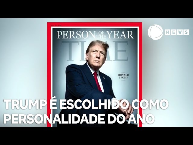 ⁣Donald Trump é escolhido como personalidade do ano pela revista Time