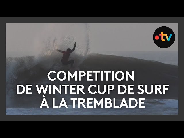 ⁣Surf : compétition de Winter Cup à La Tremblade