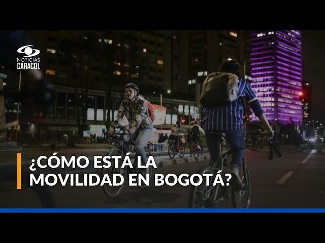 ⁣Así avanza la ciclovía nocturna en Bogotá: conozca los cierres viales