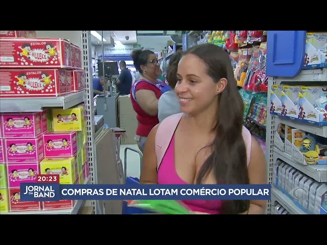 ⁣Compras de natal lotem comércio popular