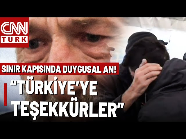 ⁣Türkiye'ye Teşekkür Edip Emrah Çakmak'a Sarıldı... Cilvegözü Sınır Kapısı'nda Duygu D