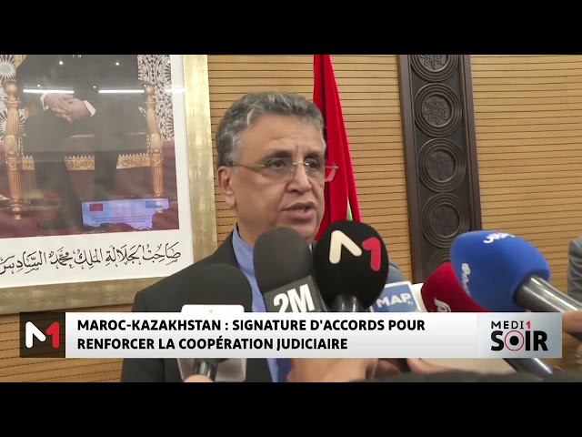 ⁣Maroc-Kazakhstan : signature d´accords pour le renforcement de la coopération judiciaire