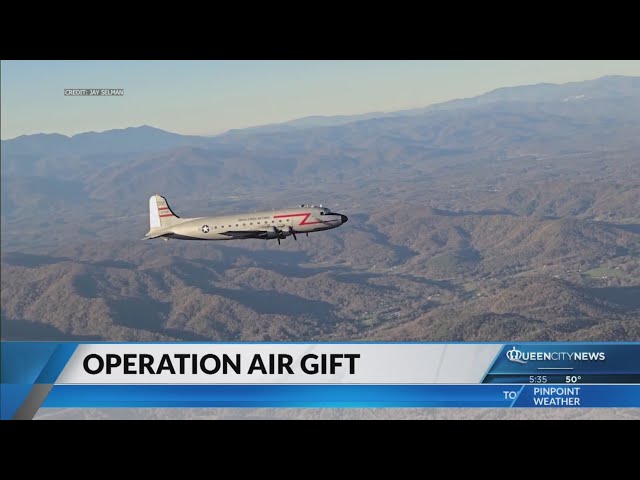 ⁣Exclusive: Historic flight delivers holiday toys to kids in Helene-ravaged WNC