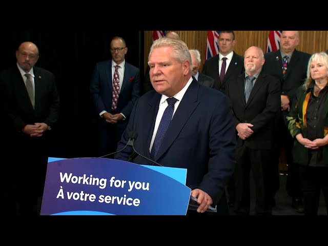 ⁣Doug Ford says Ontario could hand encampment drug users $10,000 fines, prison