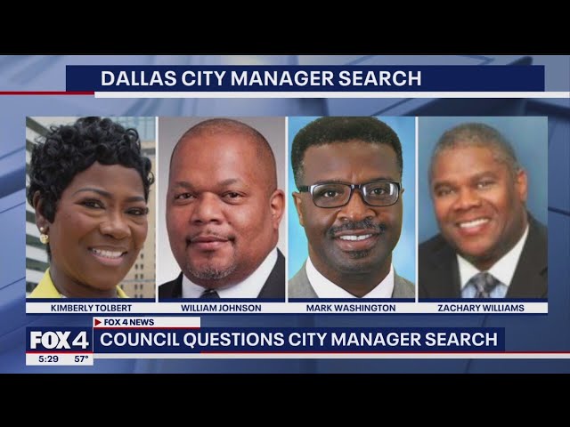 ⁣Dallas City Council questions new city manager search that only named 4 possible candidates