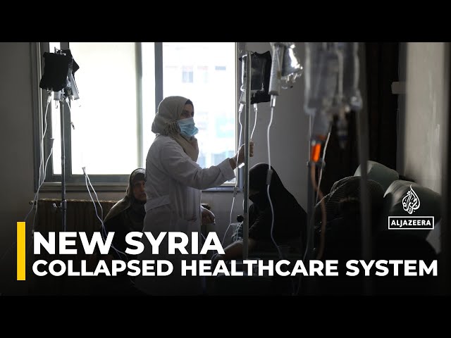 ⁣Syria's new administration inherits a healthcare: System near collapse after 13 years of civil 