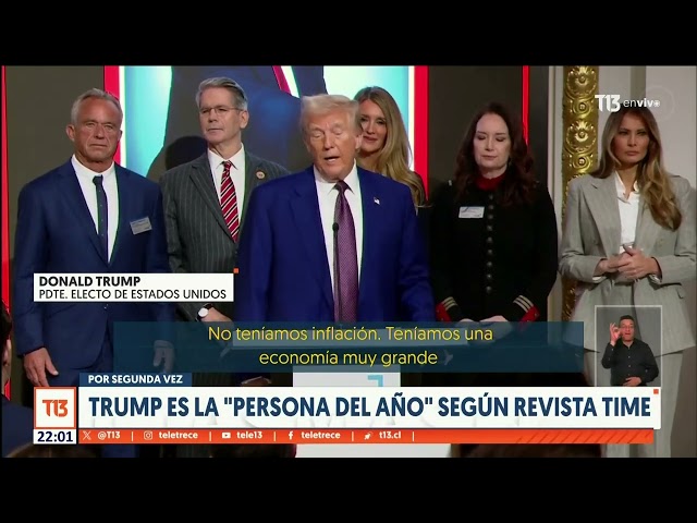 ⁣Revista Time nombra a Donald Trump persona del año por segunda vez