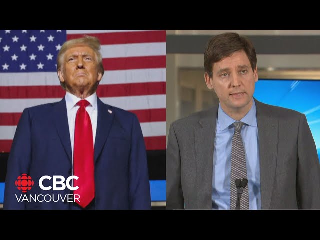 ⁣David Eby addresses Trump's U.S. tariff threats