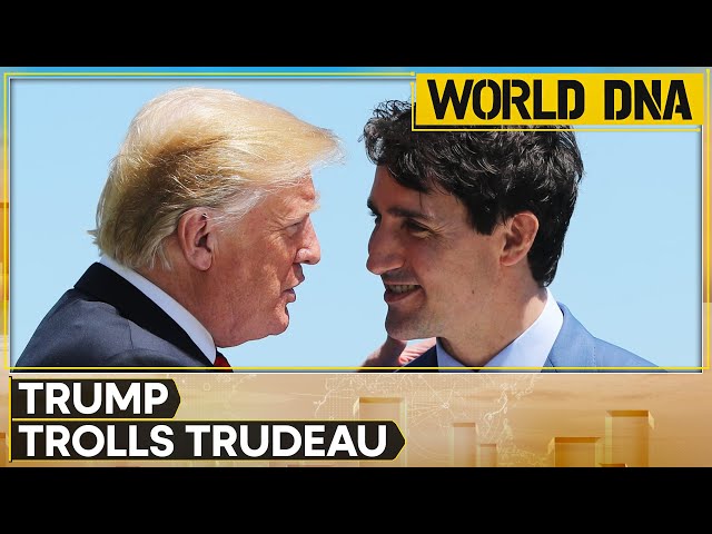 ⁣Donald Trump Mocks Justin Trudeau, Calls Him ‘Governor Of The Great State Of Canada’ | World DNA