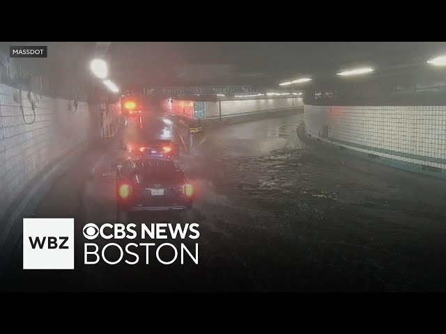 ⁣Boston mayor blames climate change for flooded tunnel