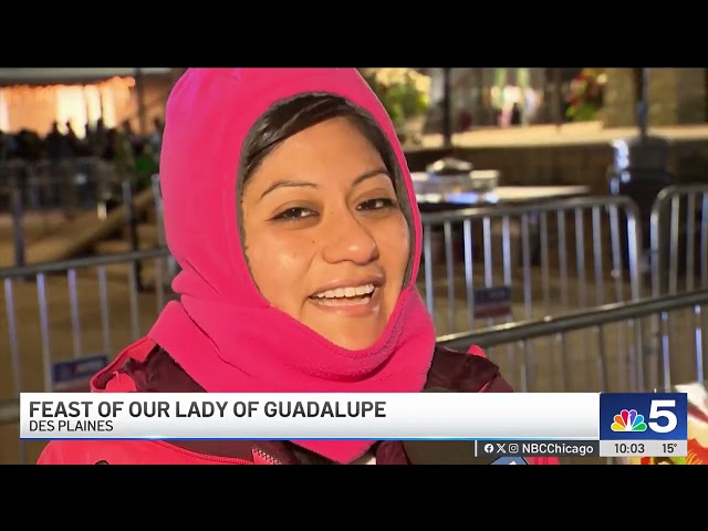 ⁣Thousands brave frigid temps for Our Lady of Guadalupe celebration in Chicago