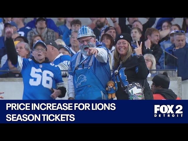 ⁣Lions season ticket holders met with major price increases for 2025