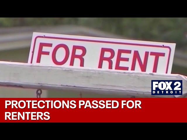 ⁣Protections for Michigan renters passed by lawmakers in Lansing