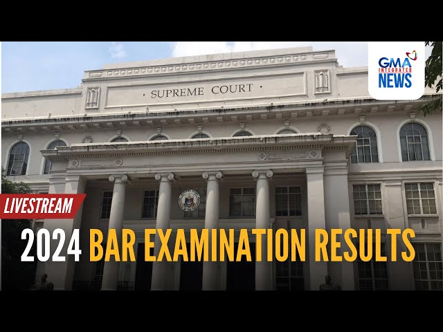 ⁣LIVE: 2024 Bar Examination results (Dec. 13, 2024) | GMA Integrated News Live - Replay