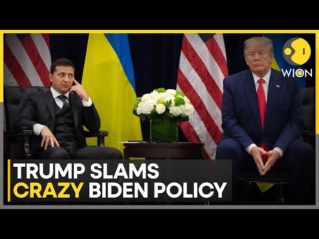 ⁣Russia-Ukraine War: Donald Trump Criticises ‘Crazy’ Biden Policy Move | World News | WION