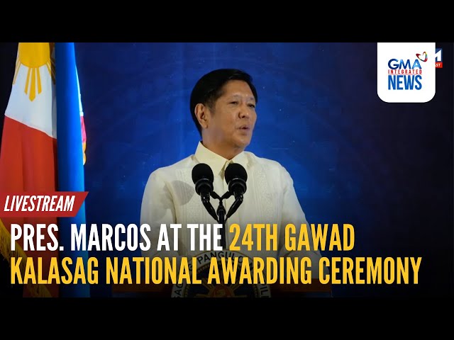 ⁣LIVE: Pres. Bongbong Marcos at the 24th Gawad... (Dec. 13, 2024) | GMA Integrated News Live - Replay