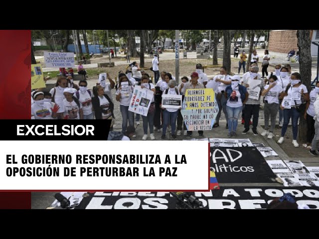 ⁣Venezuela libera a más de 300 personas detenidas durante crisis poselectoral