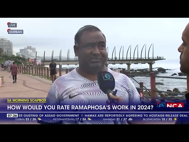 ⁣SA morning soapbox | Assessing Ramaphosa's work as President