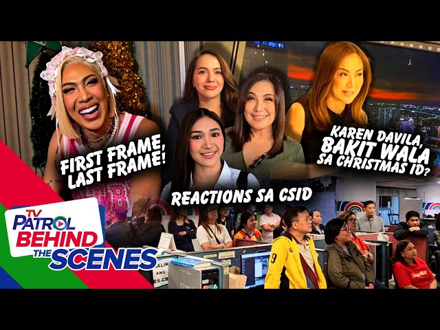 ⁣TVP BEHIND-THE-SCENES: Reaction video sa 2024 Christmas ID ng ABS-CBN