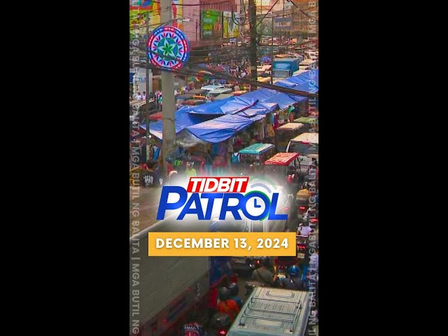 ⁣TIDBIT PATROL (December 13, 2024)