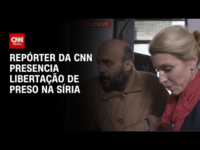 ⁣Repórter da CNN presencia libertação de preso na Síria | CNN NOVO DIA