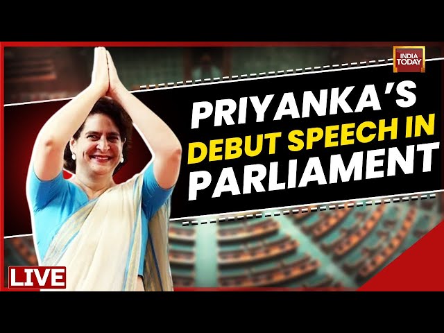 ⁣Priyanka Gandhi Live Speech In Lok Sabha | Debate On Constitution In Parliament | Parliament Live