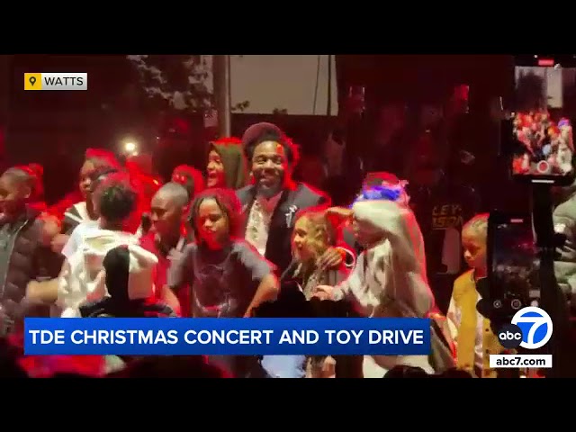 ⁣Kendrick Lamar, SZA among artists at Watts toy giveaway, free concert