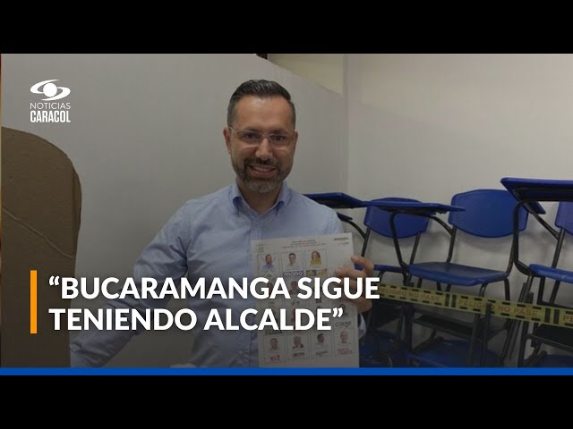 ⁣Alcalde de Bucaramanga apelará decisión de tribunal que anuló su elección como mandatario