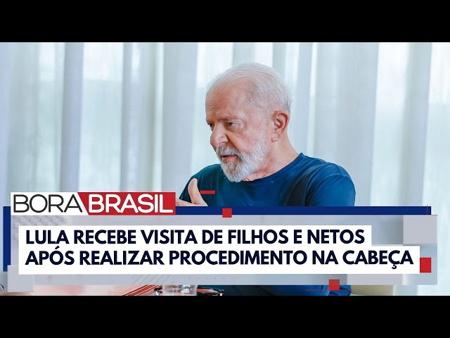 ⁣Lula recebe visita de familiares durante internação em SP | Bora Brasil