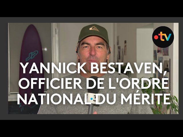 ⁣Yannick Bestaven, nouvel officier de l'ordre national du Mérite