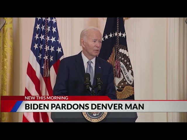 ⁣Biden pardons Denver man