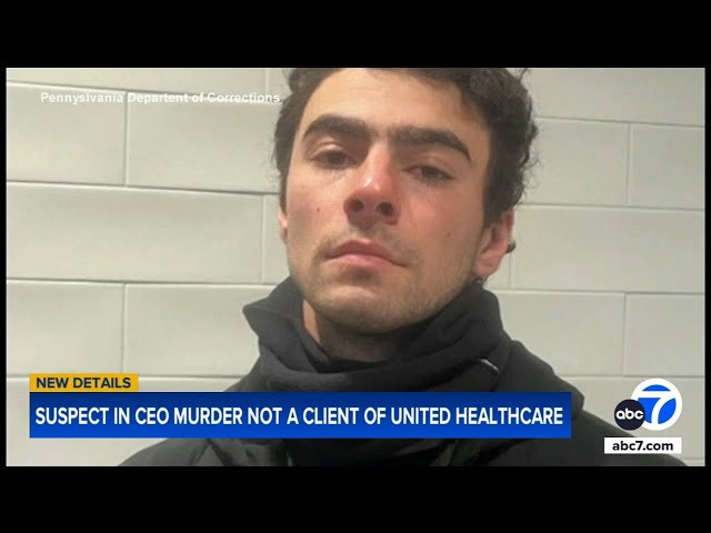 ⁣CEO killing suspect not member of UnitedHealthcare, company says