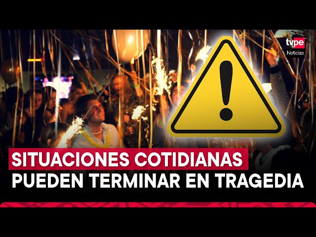 ⁣Fiestas de fin de año: recomendaciones para prevenir incendios o emergencias