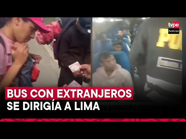 ⁣PNP interviene a 28 extranjeros en situación irregular en Tumbes