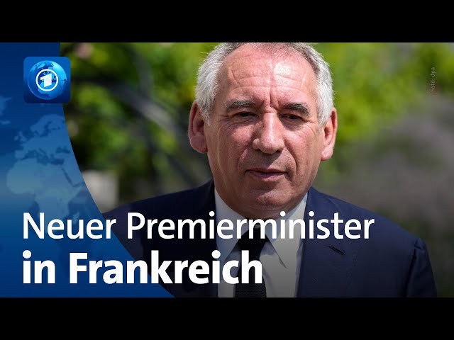 ⁣Frankreich: Zentrumspolitiker Bayrou wird neuer Premier