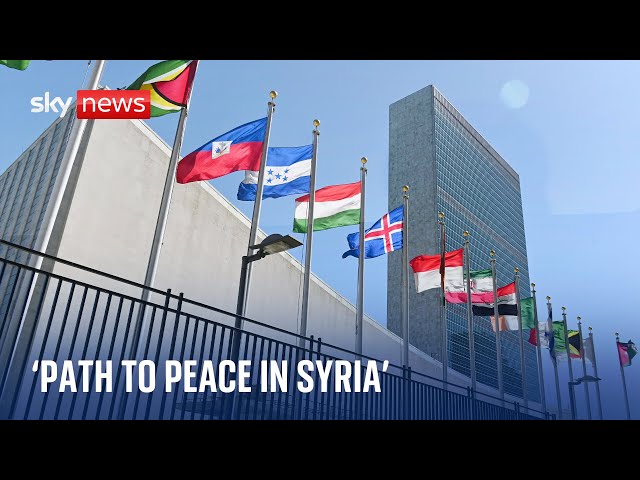 ⁣Watch live: United Nations discusses a ‘Path to Peace in Syria’