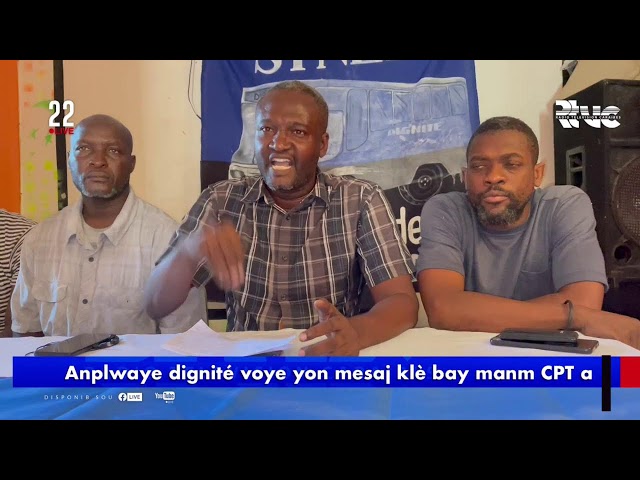 ⁣Konferans pou lapres : anplwaye dignité voye yon mesaj klè bay manm CPT a pou DI se pitit bwat la ki