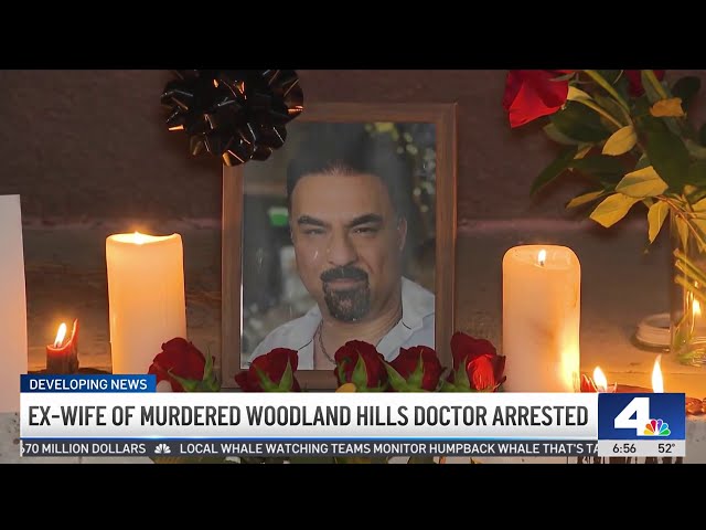 ⁣Ex-wife of murdered Woodland Hills doctor arrested