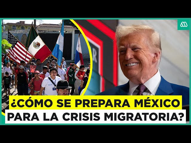 ⁣Crisis migratoria en México: ¿Cómo se prepara el país a la asunción de Trump?