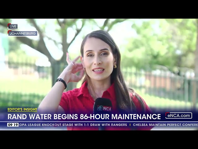 ⁣JHB begins 86-hour water maintenance