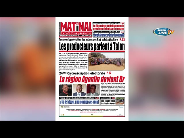 ⁣LA REVUE DES TITRES - 13 12 2024 - Romaric Dossa