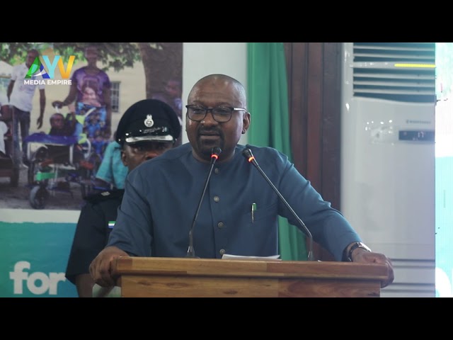 ⁣Sierra Leone's Vice President, Dr. Mohamed Juldeh Jalloh, at the National Salone Civil Festival