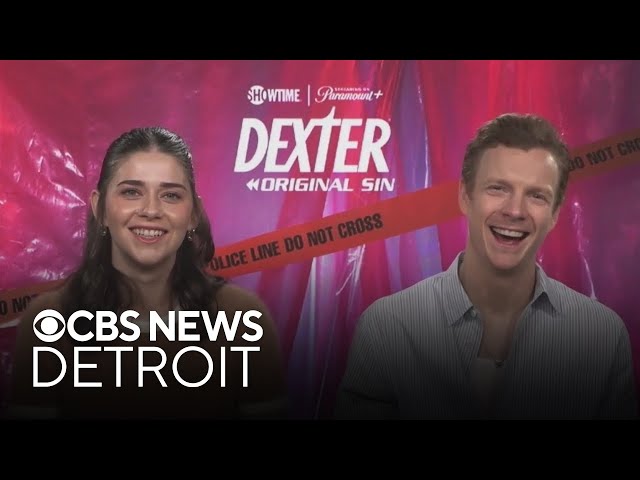 ⁣Patrick Gibson and Molly Brown preview series premiere of "Dexter: Original Sin"