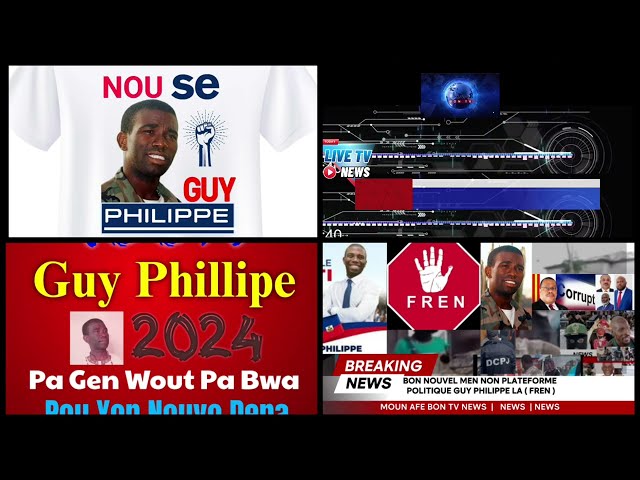 ⁣BON NOUVEL! Guy Philippe PARE POU PRAN TET PEYIA ANPIL NEG AP PLEYEN JEANTEL PRAN KOU/VIV REVOLISYON