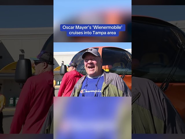 ⁣Oscar Mayer’s famous Wienermobile has cruised into the Bay Area. #florida #news #fox13news