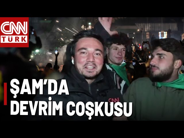 ⁣CNN TÜRK Emevi Meydanında! Suriyeliler Devrimi Böyle Kutluyor!