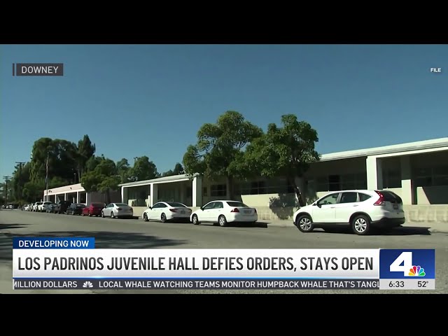 ⁣Los Padrinos juvenile hall defies orders stays open