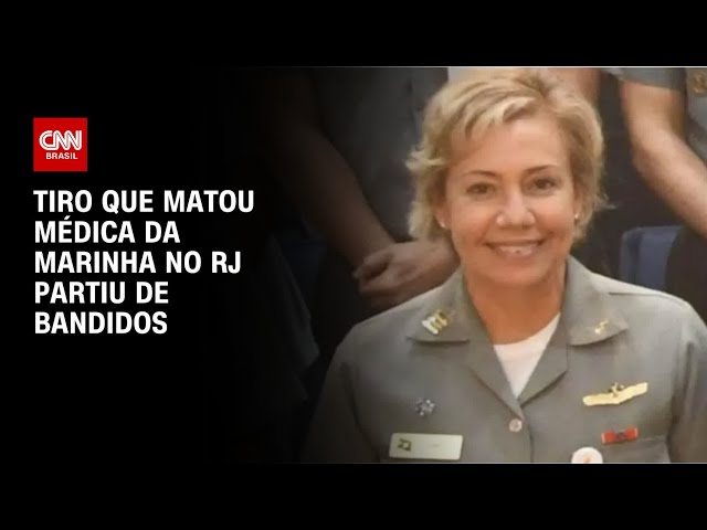 ⁣Tiro que matou médica da Marinha no RJ partiu de bandidos | CNN 360º