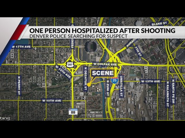 ⁣1 injured in Denver shooting